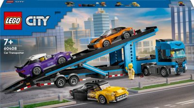 LEGO&reg; City 60408 Le camion de transport de voitures de sport 