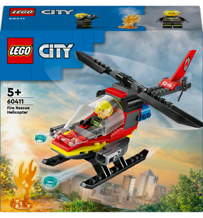 LEGO&reg; City 60411 L'h&eacute;licopt&egrave;re de secours des pompiers