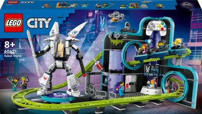 LEGO&reg; City 60421 Le parc d&rsquo;attractions de Robot World 