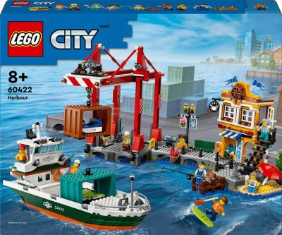 LEGO&reg; City 60422 Le port et le navire marchand 