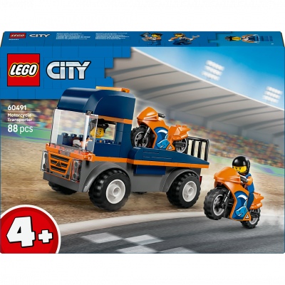 LEGO City 60491 Le transporteur de motos - Neuf