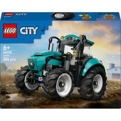 LEGO City 60498 Le Tracteur - Jeu de Construction pour Gar&ccedil;on ou Fille d&egrave;s 6 ans - Cadeau