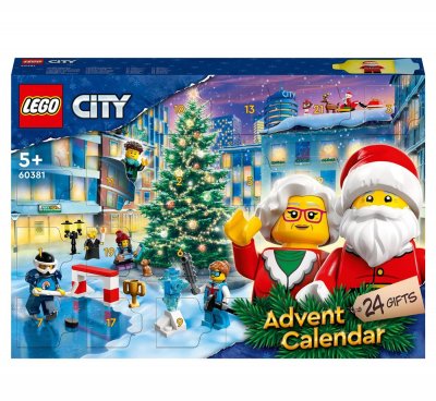 Lego City - Calendrier De L'avent Lego City 2023 - 60381