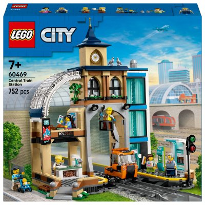 LEGO City Central Train Station Construction Toy Set 60469