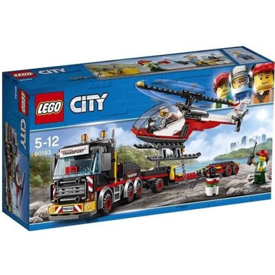 LEGO City Great Vehicles 60183 Le transporteur d'h&eacute;licopt&egrave;re 