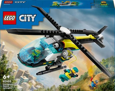 Lego City - L&acute;h&eacute;licopt&egrave;re des urgences, Jouets de construction