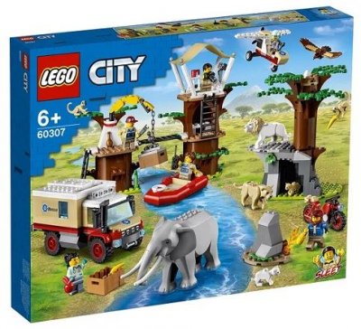 Lego City - Le Camp De Sauvetage Des Animaux Sauvages - 60307