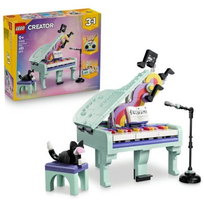 Lego Creator Piano d&eacute;coratif 3-en-1 avec chat, Jouets de construction