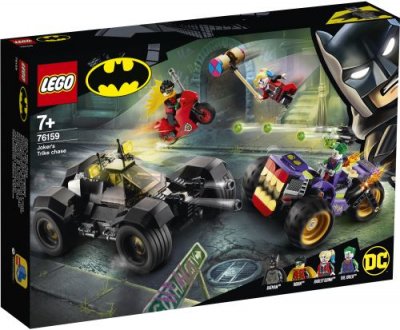 LEGO DC Comics Super Heroes 76159 La poursuite du Joker en moto &agrave; 3 roues