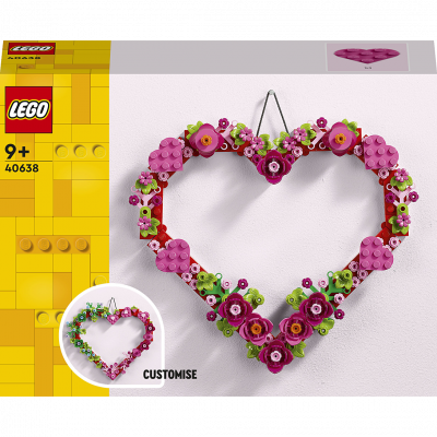 Lego D&eacute;coration en forme de c&acute;ur, Jouets de construction
