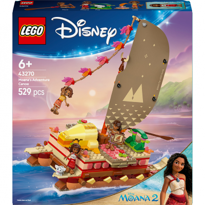 LEGO&reg; Disney 43270 Le bateau d&rsquo;aventure de Vaiana 