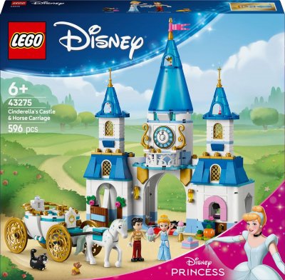 LEGO&reg; Disney Princess 43275 Le ch&acirc;teau de Cendrillon et la cal&egrave;che 