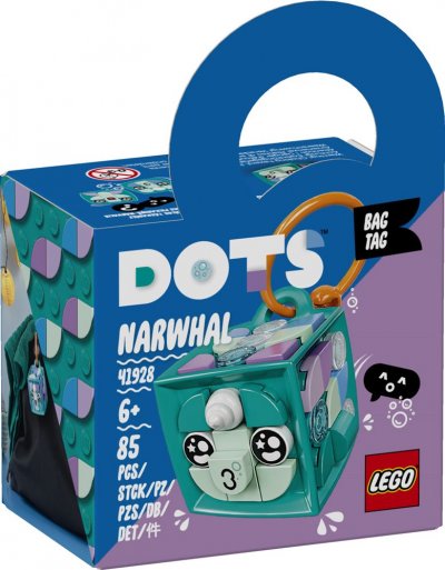 LEGO DOTS 41928 Porte-cl&eacute;s narval 