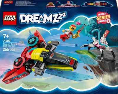 LEGO DREAMZzz 71489 L&rsquo;avion-manette de jeu de Cooper - Jouet de construction 3-en-1 