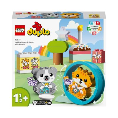 LEGO DUPLO 10977 Mes premiers chiot et chaton avec effets sonores 