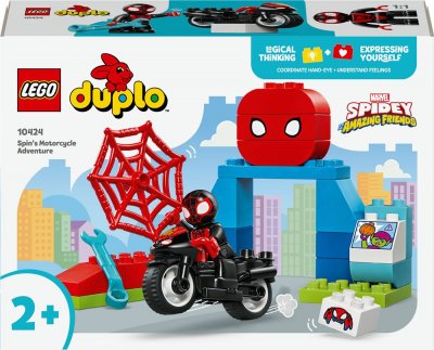 LEGO&reg; DUPLO&reg; Marvel 10424 L&rsquo;aventure en moto de Spin 