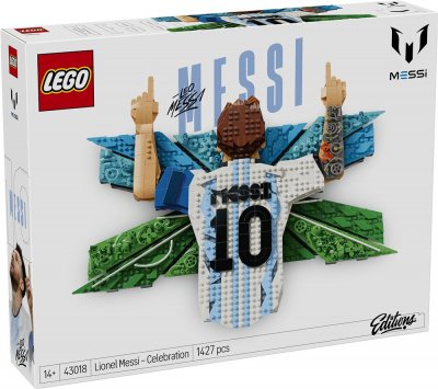 LEGO&reg; Editions Football 43018 Lionel Messi &ndash; La c&eacute;l&eacute;bration