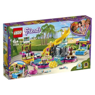 LEGO Friends 41374 La soir&eacute;e piscine d'Andr&eacute;a