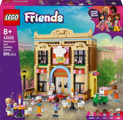 LEGO&reg; Friends 42655 Le restaurant et l&rsquo;&eacute;cole de cuisine 
