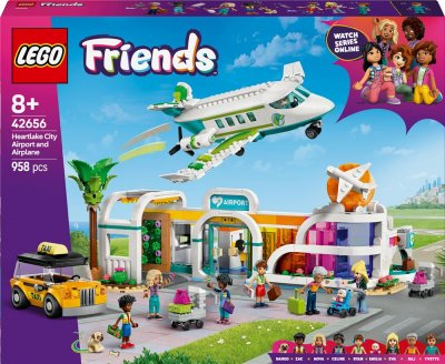 LEGO&reg; Friends 42656 L&rsquo;a&eacute;roport et l&rsquo;avion de Heartlake City Exclusivit&eacute; Fnac 