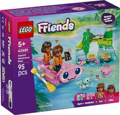 LEGO Friends 42681 Le bateau d'aventures axolotl - Neuf