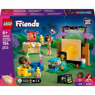 LEGO&reg; Friends Friendship Movie Night Pretend-Play Toy Building Kit 42642