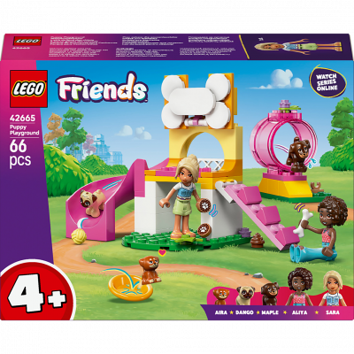 LEGO&reg; Friends Puppy Playground Building Kit, Dog Toy for Pretend Play 42665