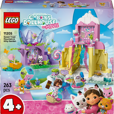 LEGO&reg; Gabby's Dollhouse 11205 La montagne de friandises et le jardin de F&eacute;e Minette 