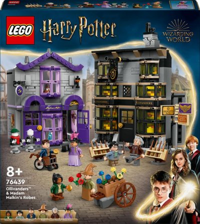 LEGO&reg; Harry Potter&trade; 76439 Ollivander et Madame Guipure, pr&ecirc;t-&agrave;-porter pour mages et sorciers 