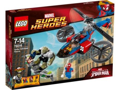 Lego Heroes 76016 Sauvetage en SpiderH&eacute;licopt&egrave;re