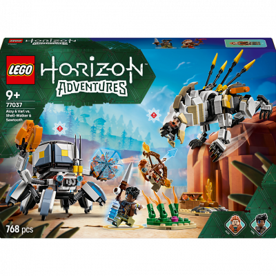 Lego Horizon Adventures - Aloy Et Varl Contre Testudien Et Dents De Scie - 77037