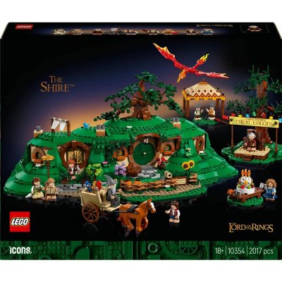 LEGO Icons 10354 Le Seigneur des Anneaux : la Comt&eacute; Exclusivit&eacute; Fnac 