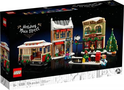 Lego Icons - La Grande Rue D&eacute;cor&eacute;e Pour Les F&ecirc;tes - 10308