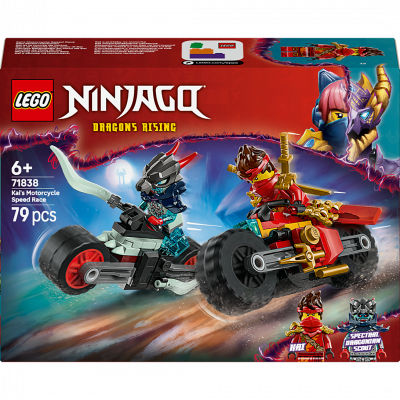 Lego Kai et la course de motos, Jouets de construction