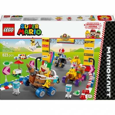 Lego Mario Kart&acute;: Jeu De Construction Baby Peach Et Grand Prix