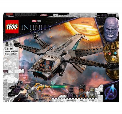 LEGO Marvel 76186 Le dragon volant de Black Panther 