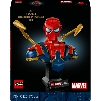 LEGO Marvel Iron Spider-Man Bust Avengers Building Set 76326
