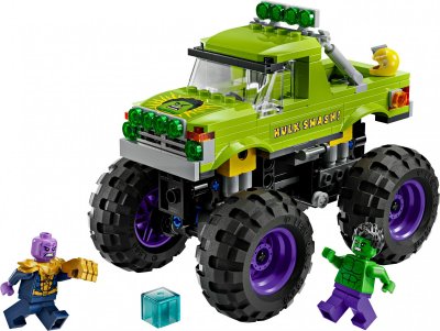 LEGO Marvel The Hulk Truck vs. Thanos Building Toy Set 76312