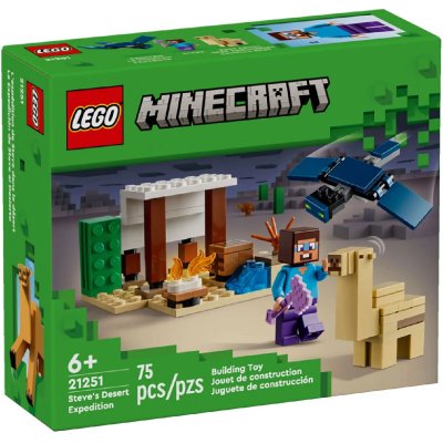 LEGO&reg; Minecraft&reg; 21251 L&rsquo;exp&eacute;dition de Steve dans le d&eacute;sert