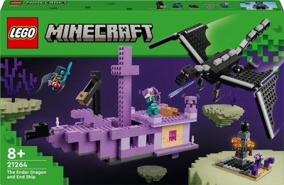 LEGO&reg; Minecraft&reg; 21264 Le dragon et le navire de l&rsquo;Ender 