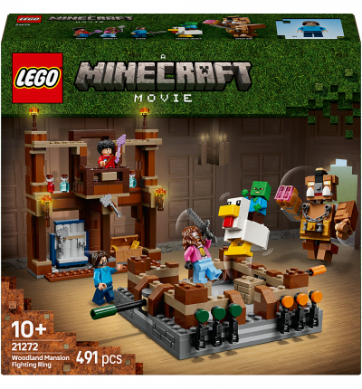 LEGO Minecraft 21272 Le Ring du Manoir des Bois - Jeu de construction gar&ccedil;on d&egrave;s 10 ans 