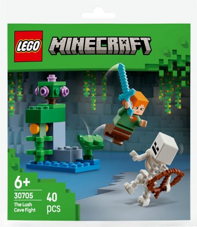 Lego Minecraft - The Lush Cave Attack (Polybag) - 30705