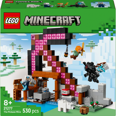 LEGO&reg; Minecraft&reg; The Pickaxe Mine Gamer-Room Decor and Axe Toy 21277