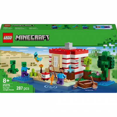 LEGO&reg; Minecraft&reg; The TNT Jungle House, Video Game Collectible Toy 21275