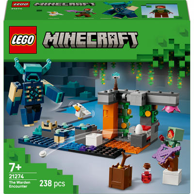 LEGO&reg; Minecraft&reg; The Warden Encounter Collectible Video Game Merch 21274