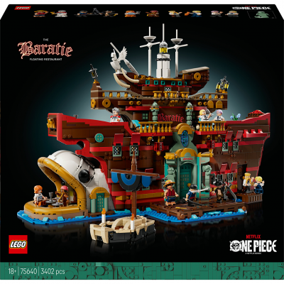 LEGO&reg; ONE PIECE The Baratie Floating Restaurant, Anime Gift Model Kit 75640