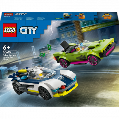 Lego Police And Powerful Sports Car Construction Game Multicolore