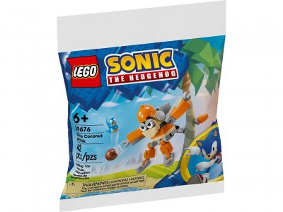 Lego Sonic The Hedgehog - L'attaque &Agrave; La Noix De Coco De Kiki (Polybag) - 30676