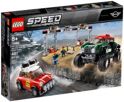 LEGO Speed Champions 75894 Mini Cooper S Rally 1967 et Mini John Cooper Works Buggy 2018