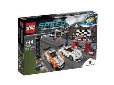 Lego speed champions 75912 la ligne d'arriv&eacute;e de la porsche 911 75912